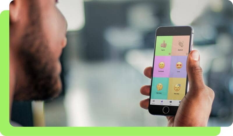 Women showing polls results